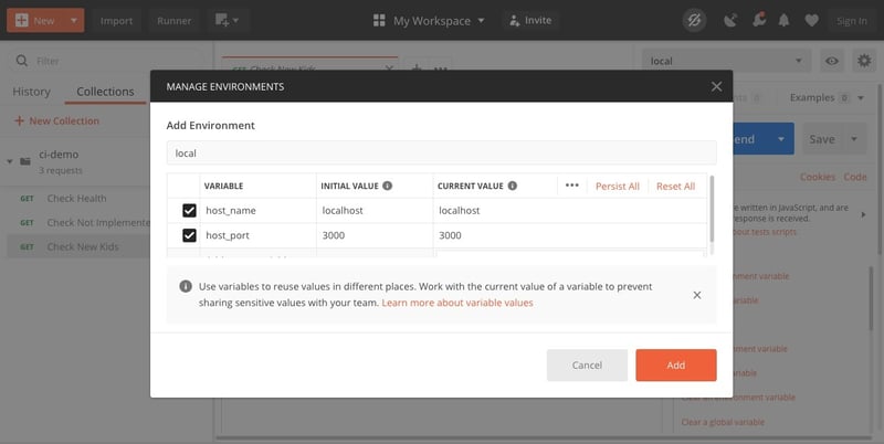 Environment Variables